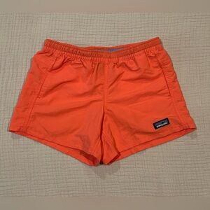 Patagonia Girls Coral Baggies Water Wind Resistant Quick Dry Size Large